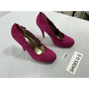 Womans Condition Bakers Ruby Slip On Stiletto Pumps 9 M Pink